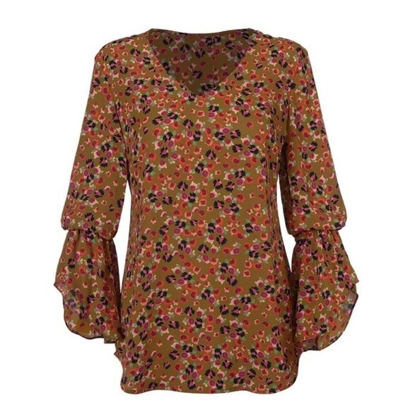 Cabi Burnished Blouse XS #4042 - Picture 2 of 8